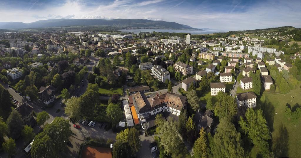 Hotel La Prairie, Swiss Bike Hotel Ивердон ле Бен Екстериор снимка